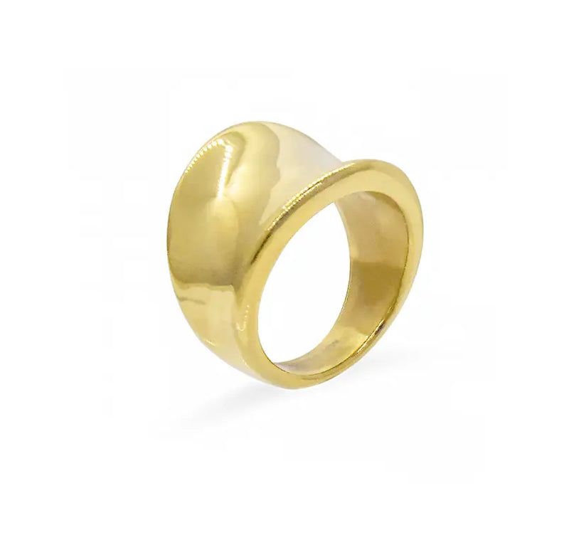 JORDYN GOLD SADDLE RING Mai Desiree
