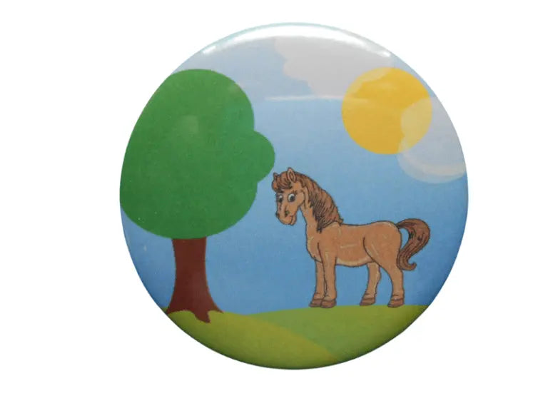 Jeffrey Pony Bravo Buttons