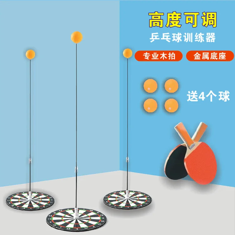 Jianqing Table Tennis Trainer Children'S Household Elastic Soft-Axis Racket Indoor Single Training Suit