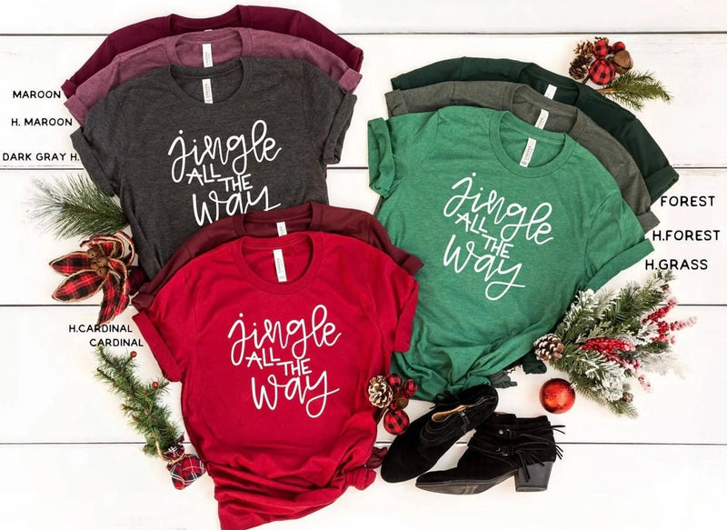 Jingle All the Way | Merry Christmas Tee Pawsome Pet