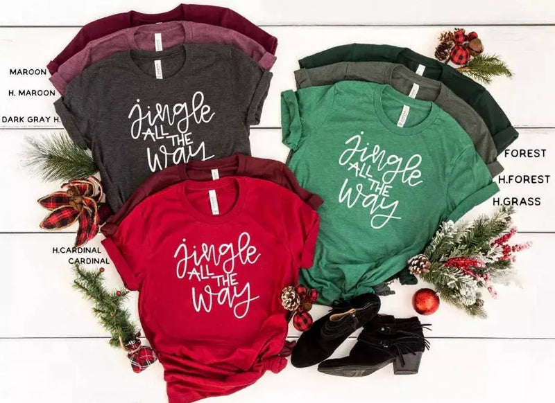 Jingle All the Way | Merry Christmas Tee Pawsome Pet