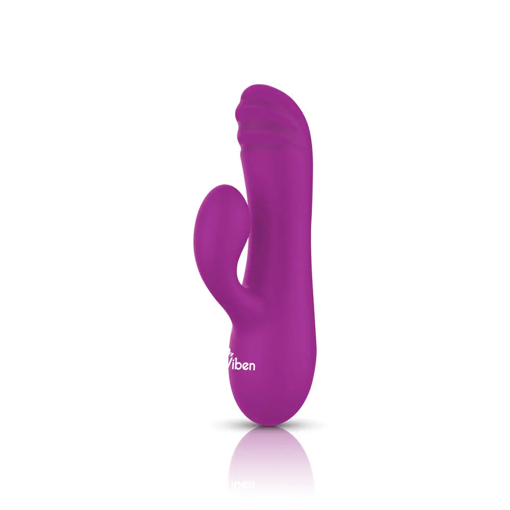 Jolie - Berry - Intense Mini Rabbit Vibe With Pleasure Ridges - GreatEagleInc