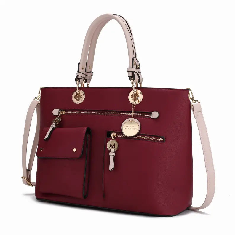 Julia Multi-Pocket Satchel MKF Collection by Mia K.
