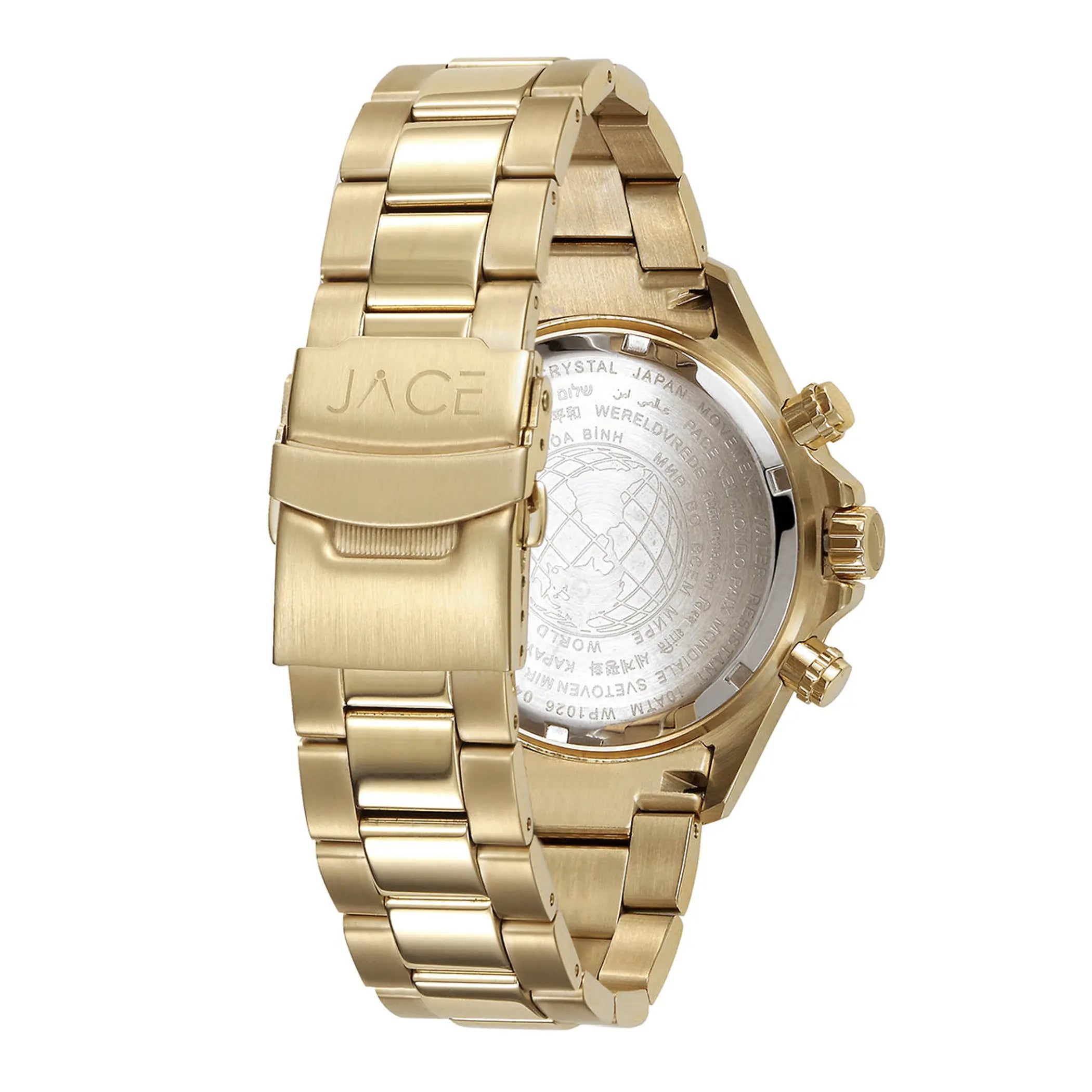 "KILIMANJARO" MENS CHRONOGRAPH METAL BAND WATCH Lurella Cosmetics