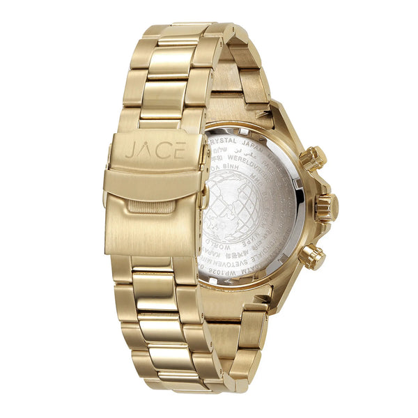 "KILIMANJARO" MENS CHRONOGRAPH METAL BAND WATCH Lurella Cosmetics