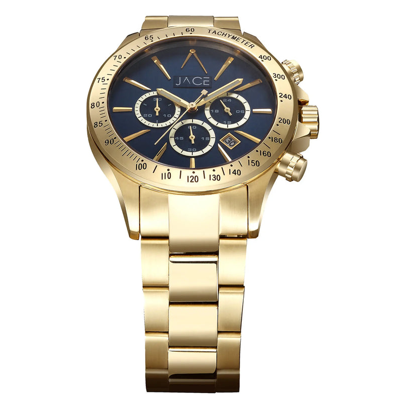 "KILIMANJARO" MENS CHRONOGRAPH METAL BAND WATCH Lurella Cosmetics