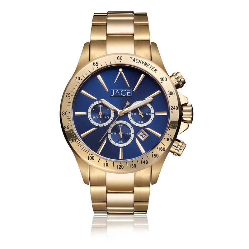 "KILIMANJARO" MENS CHRONOGRAPH METAL BAND WATCH Lurella Cosmetics