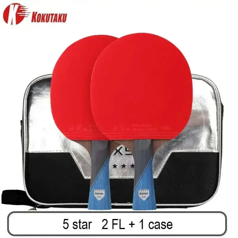 KOKUTAKU-ITTF-professional-4-5-6-Star-ping-pong-racket-Carbon-table-tennis-racket-bat-paddle-set-pimples-in-rubber-with-bag-GreatEagleInc-334615131