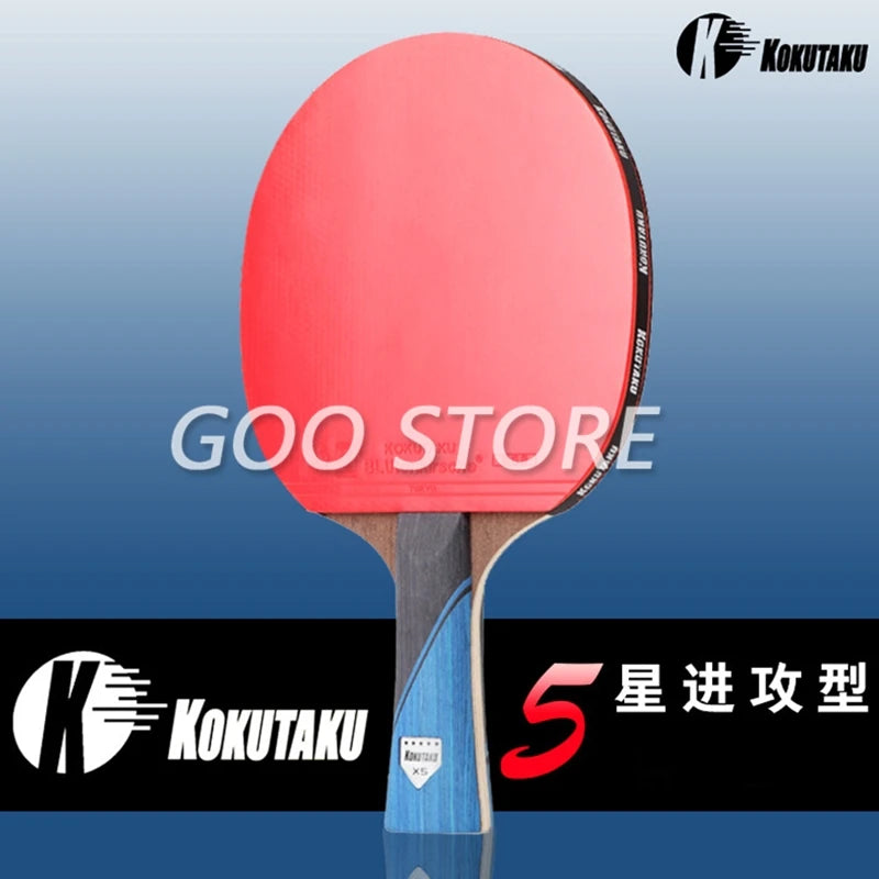 KOKUTAKU Racket 4/5/6 Star Carbon Table Tennis Racket ITTF Professional KOKUTAKU Ping Pong Bat Paddle