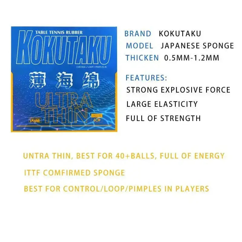 KOKUTAKU-Ultra-Thin-Table-Tennis-Rubber-Sponge-BLutenkirsche-0.4mm-1.2mm-Japanese-Sponge-For-Ping-Pong-Rubber-Acc-Random-Color-FreeDropship-334741521
