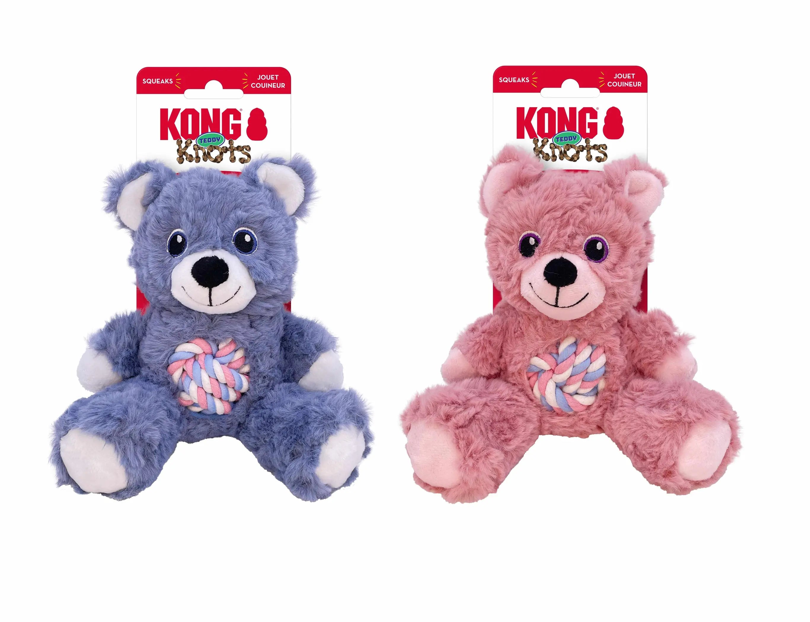KONG Knots Teddy Dog Rope Toy Assorted KONG
