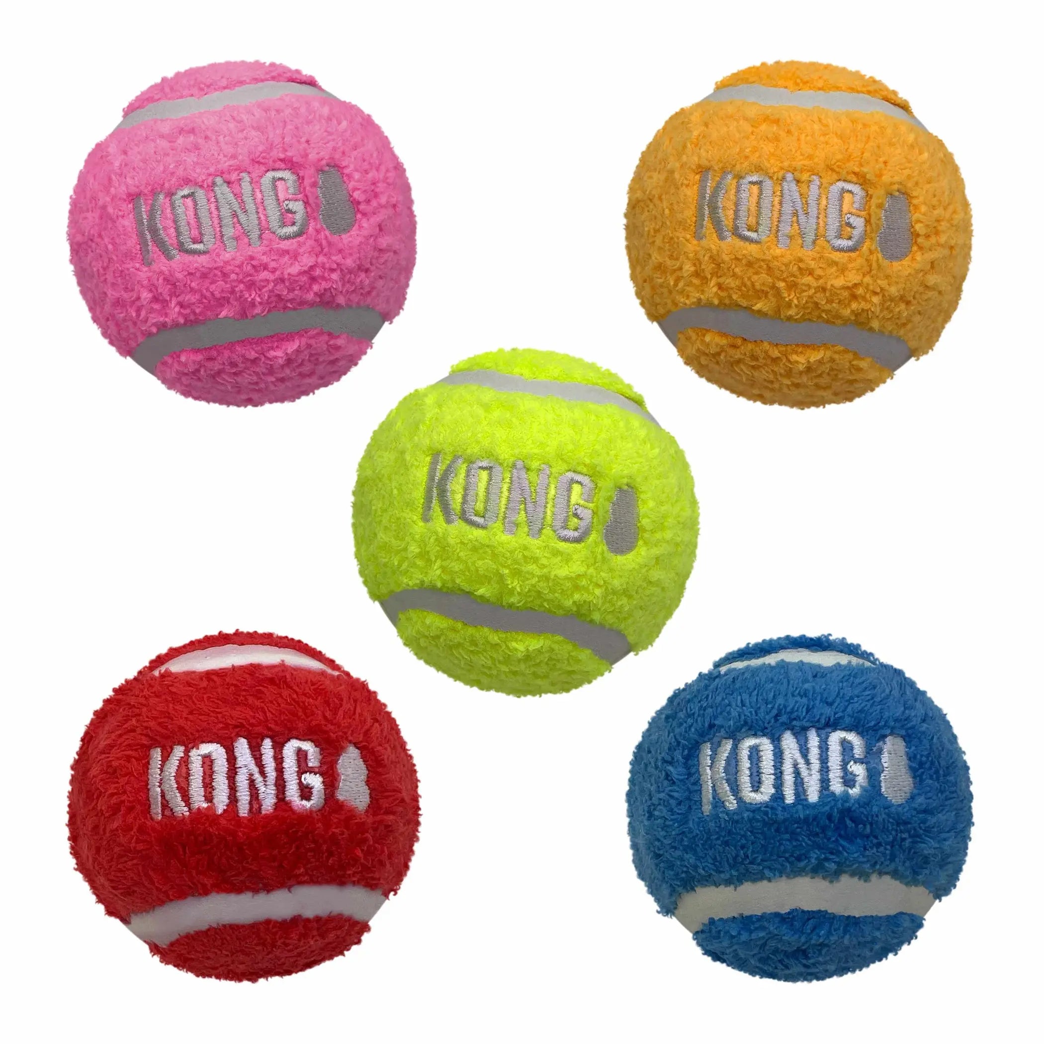 KONG Sport Softies Ball Dog Fetch Toy Assorted KONG