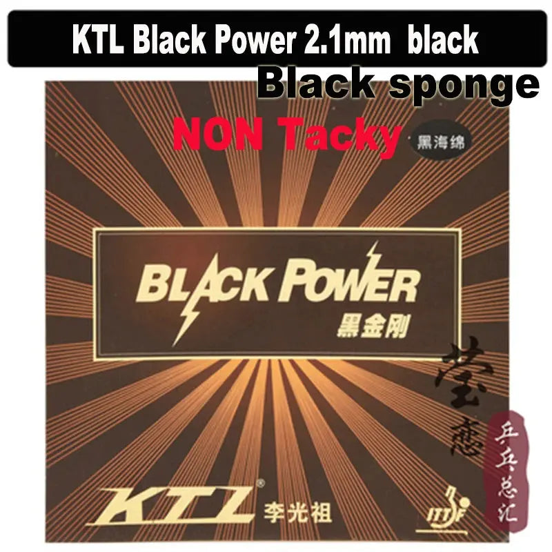 KTL-Table Tennis Rubber, Red DIAMONO, Black Power, Ping Pong Blade, Pimples in for Table Tennis, Fast GreatEagleInc