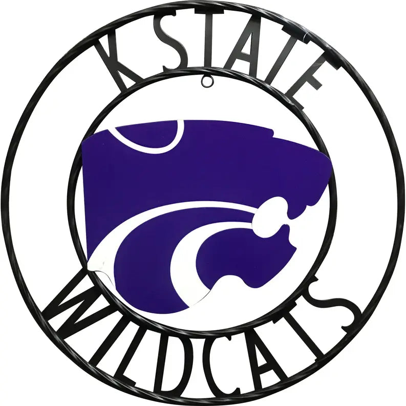 Kansas State Wildcats Wrought Iron Wall Decor LRT SALES