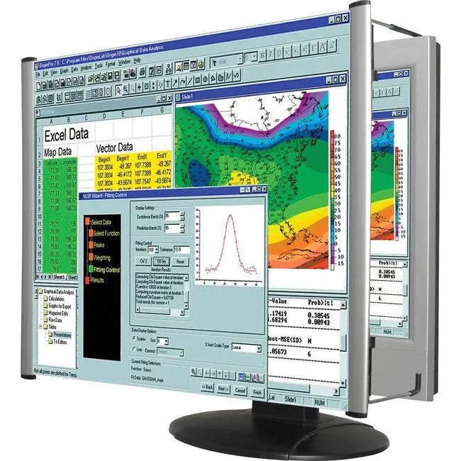Kantek Lcd Monitor Magnifier Fits 24in Widescreen Monitors Kantek, Inc