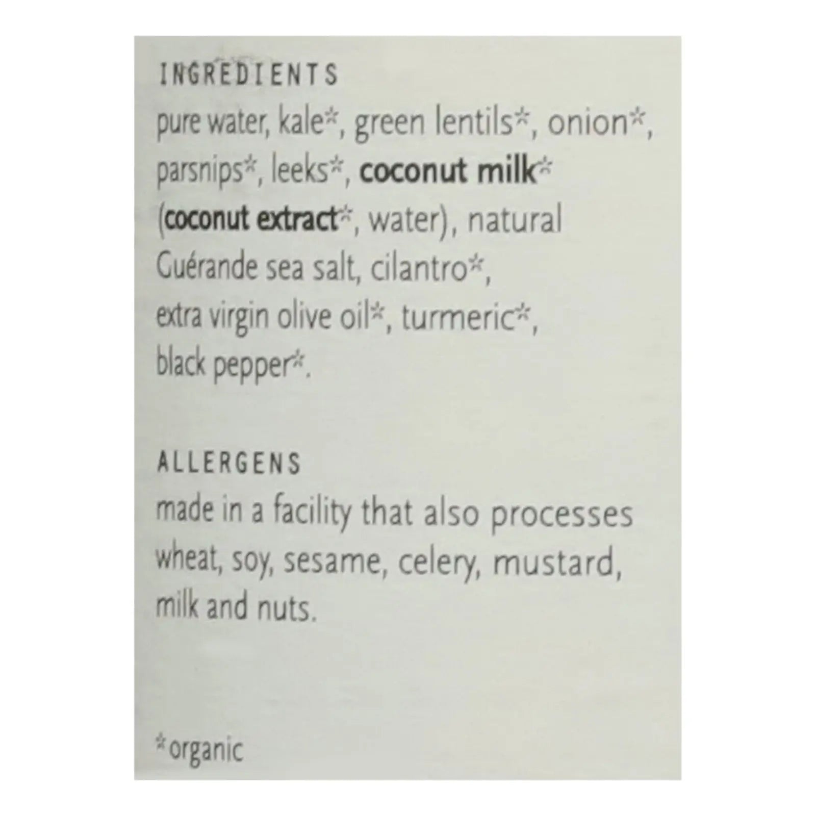 Karine & Jeff - Soup Lentil And Kale - Case Of 6-24 Oz Karine & Jeff