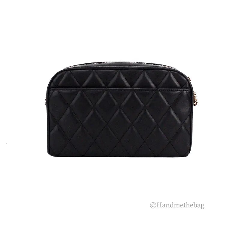Kate Spade Carey Mini Black Quilted Camera Crossbody Bag JV Deals