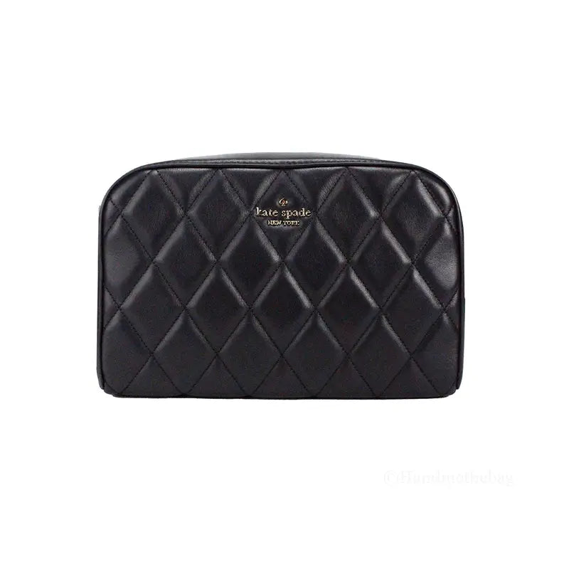 Kate Spade Carey Mini Black Quilted Camera Crossbody Bag JV Deals