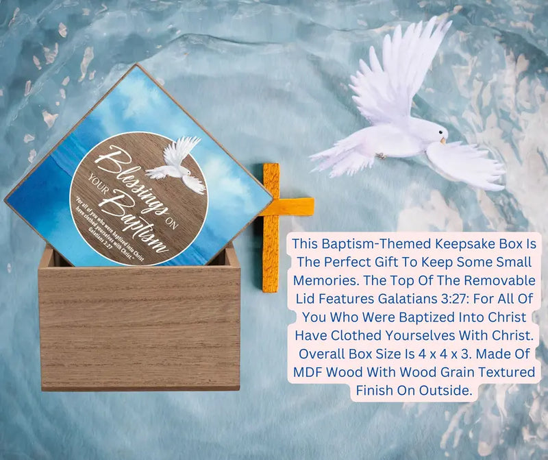 Keepsake Box Blessing On Your Baptism Dicksons Inc