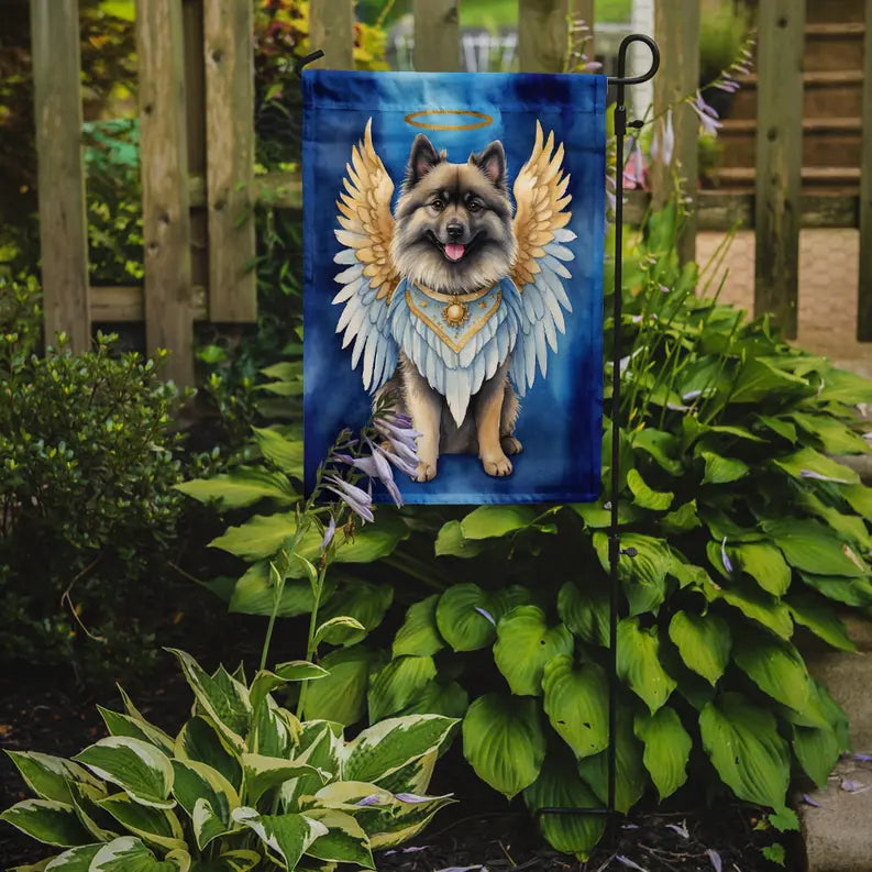 Keeshond My Angel Garden Flag Caroline's Treasures
