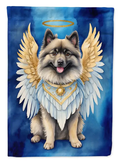Keeshond My Angel Garden Flag Caroline's Treasures