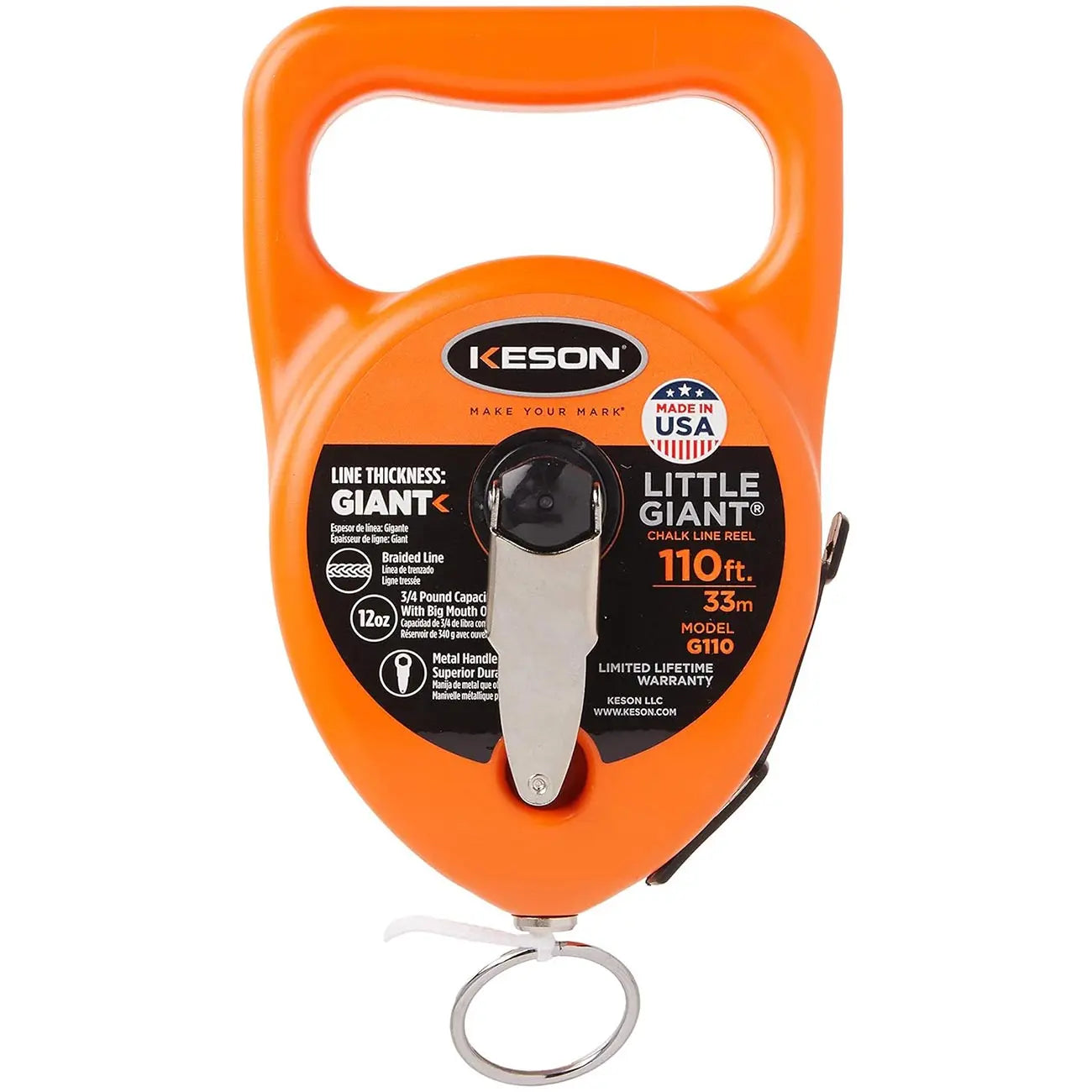 Keson "little Giant" Chalk Line Reel - 110 Ft. KESON