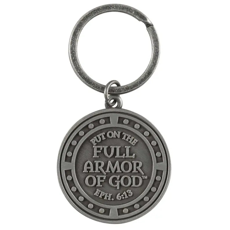 Keyring Full Armor Of God Ant Silver Zinc A Dicksons Inc