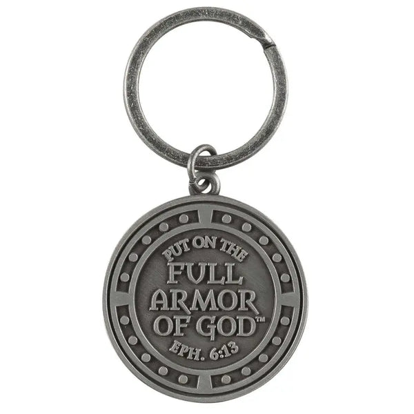 Keyring Full Armor Of God Ant Silver Zinc A Dicksons Inc