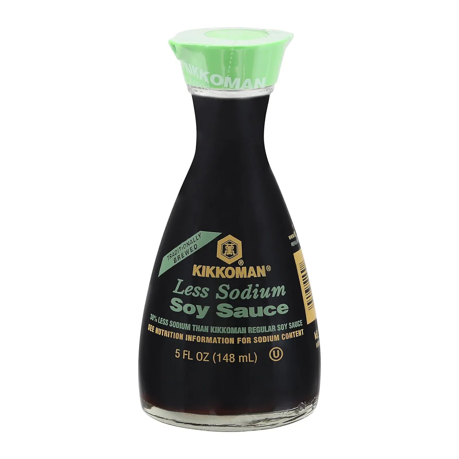 Kikkoman Soy Sauce - Less Sodium - Case Of 12 - 5 Oz. Kikkoman