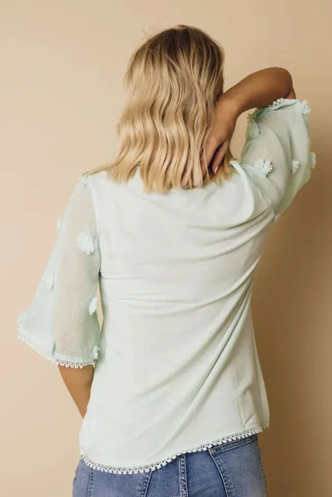 Kimono Sleeve Knit Top Stay Warm in Style