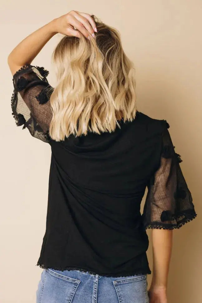 Kimono Sleeve Knit Top Stay Warm in Style