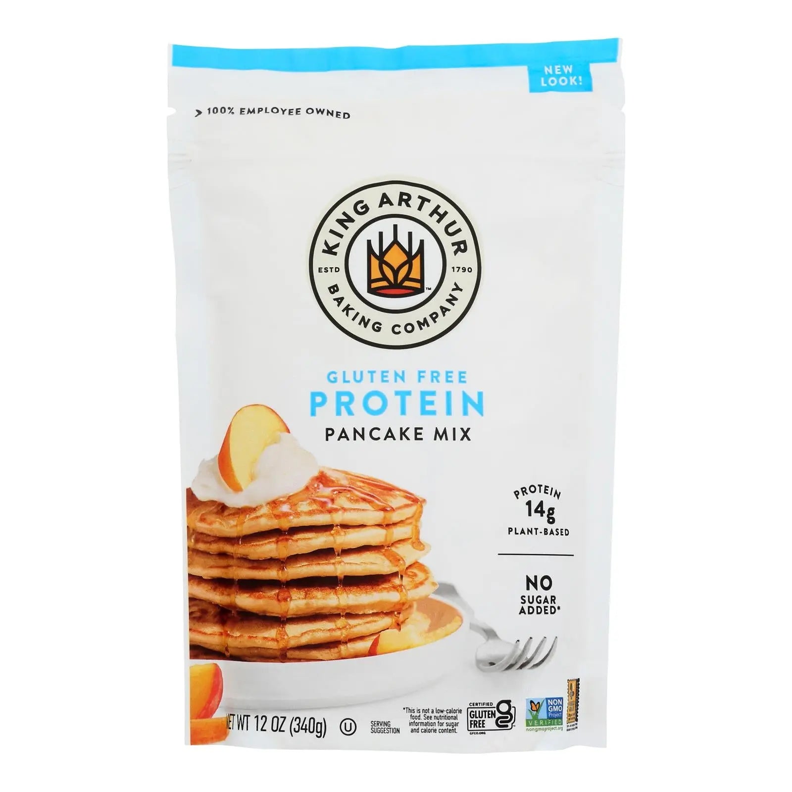 King Arthur Baking Company - Mix Pncake Protein Gluten Free - Case Of 6-12 Oz King Arthur Baking Company