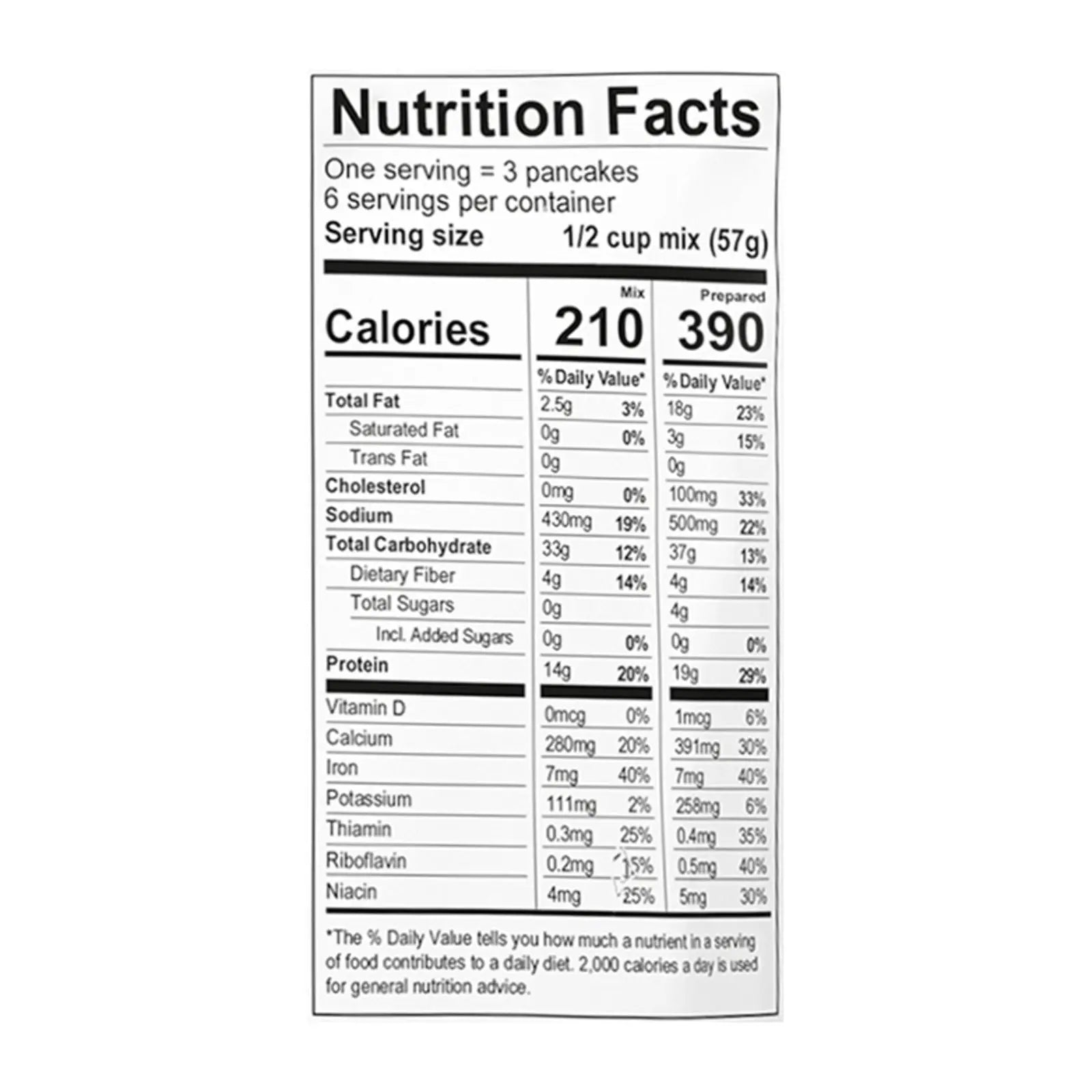 King Arthur Baking Company - Mix Pncake Protein Gluten Free - Case Of 6-12 Oz King Arthur Baking Company