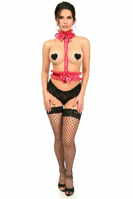 Kitten Collection Lace Single Strap Body Harness Daisy Corsets