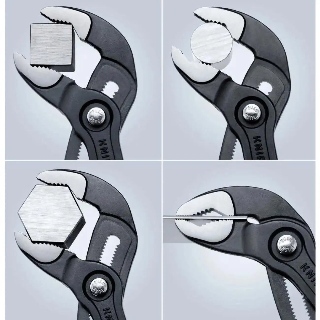 Knipex Cobra Water Pump Plier Set: 7-1/4" 10" & 12" (3 Piece Set) Knipex