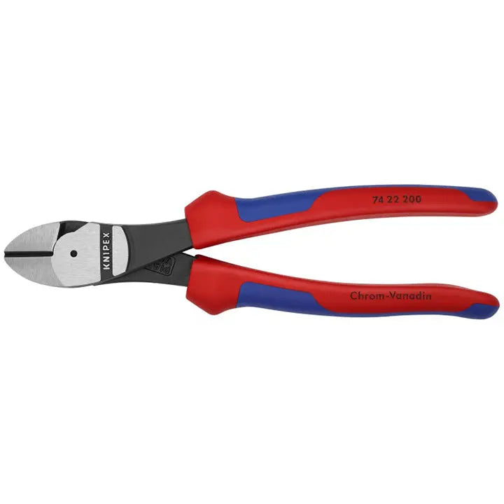 Knipex High Leverage 12° Angled Diagonal Cutter With Comfort Handles (8") Knipex
