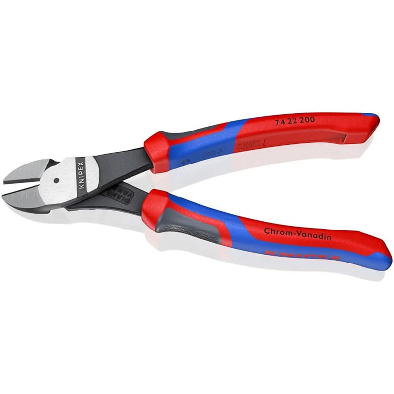 Knipex High Leverage 12° Angled Diagonal Cutter With Comfort Handles (8") Knipex