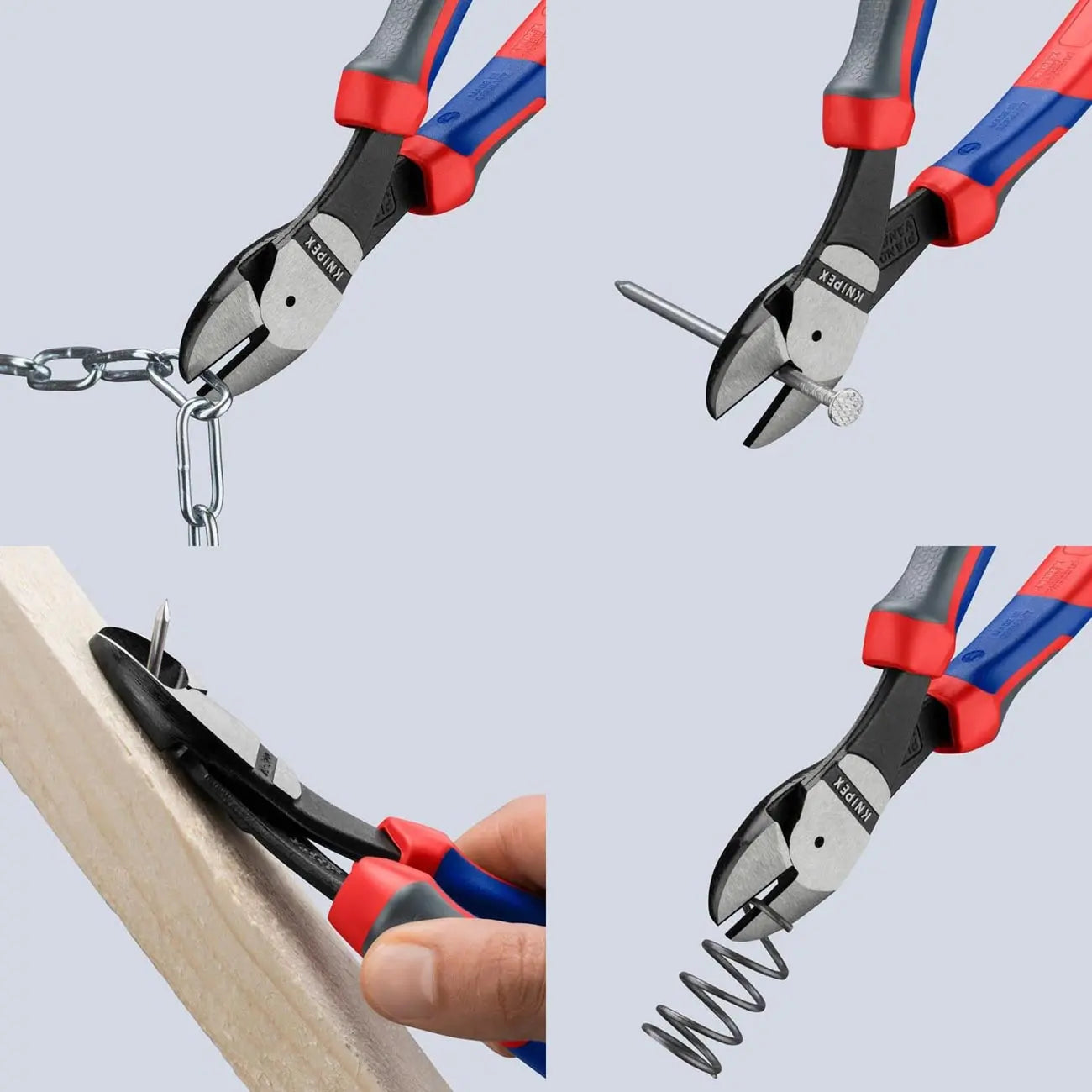 Knipex High Leverage 12° Angled Diagonal Cutter With Comfort Handles (8") Knipex