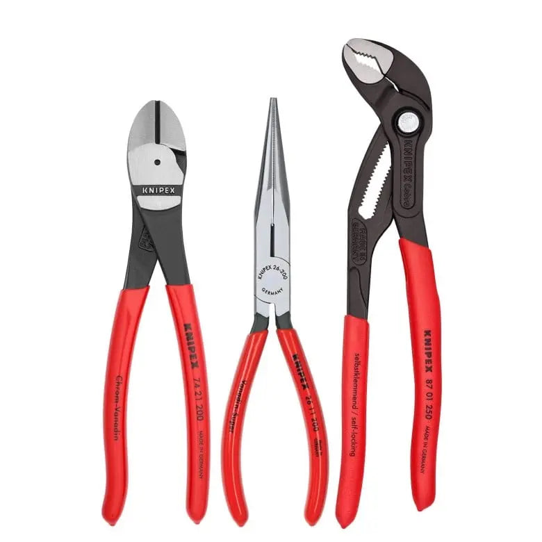 Knipex Universal Pliers Set With Cobra Pliers (3 Piece) Knipex