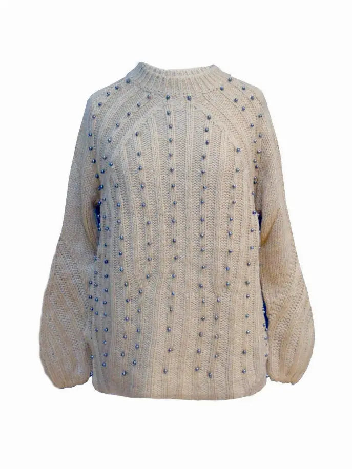 Knit Beaded Sweater Little Mass