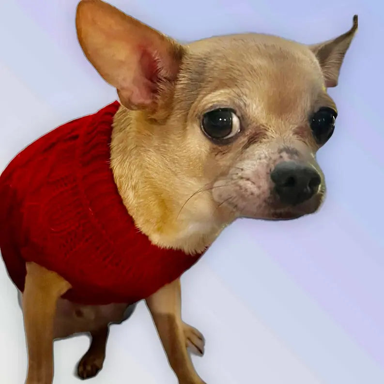 Knit Turtleneck Dog Sweater Bark Fifth Avenue