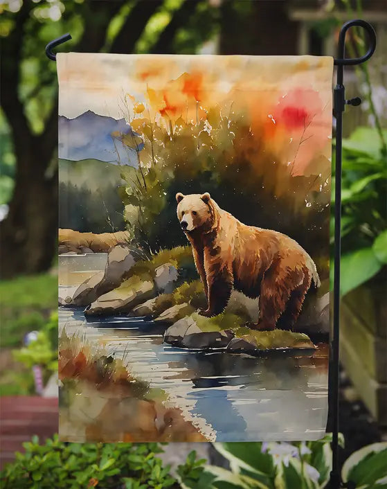 Kodiak Bear Garden Flag Caroline's Treasures