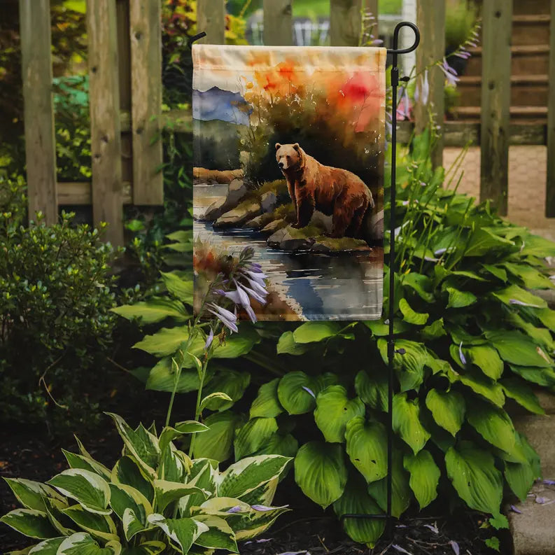 Kodiak Bear Garden Flag Caroline's Treasures