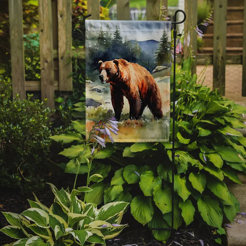 Kodiak Bear Garden Flag Caroline's Treasures
