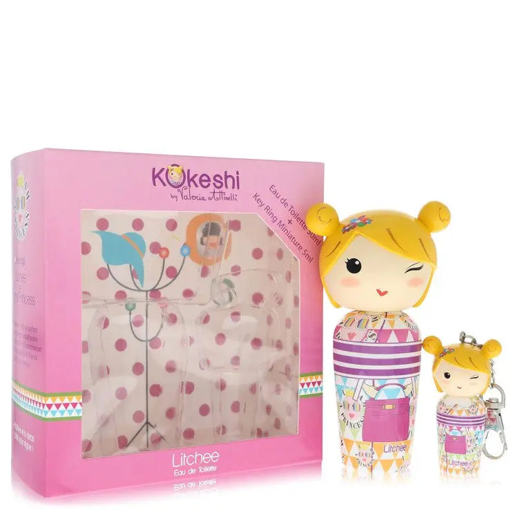 Kokeshi  Kokeshi Litchee by Kokeshi Eau De Toilette Spray with Key Ring 1.7 oz for Women for Fragrances for Women Kokeshi
