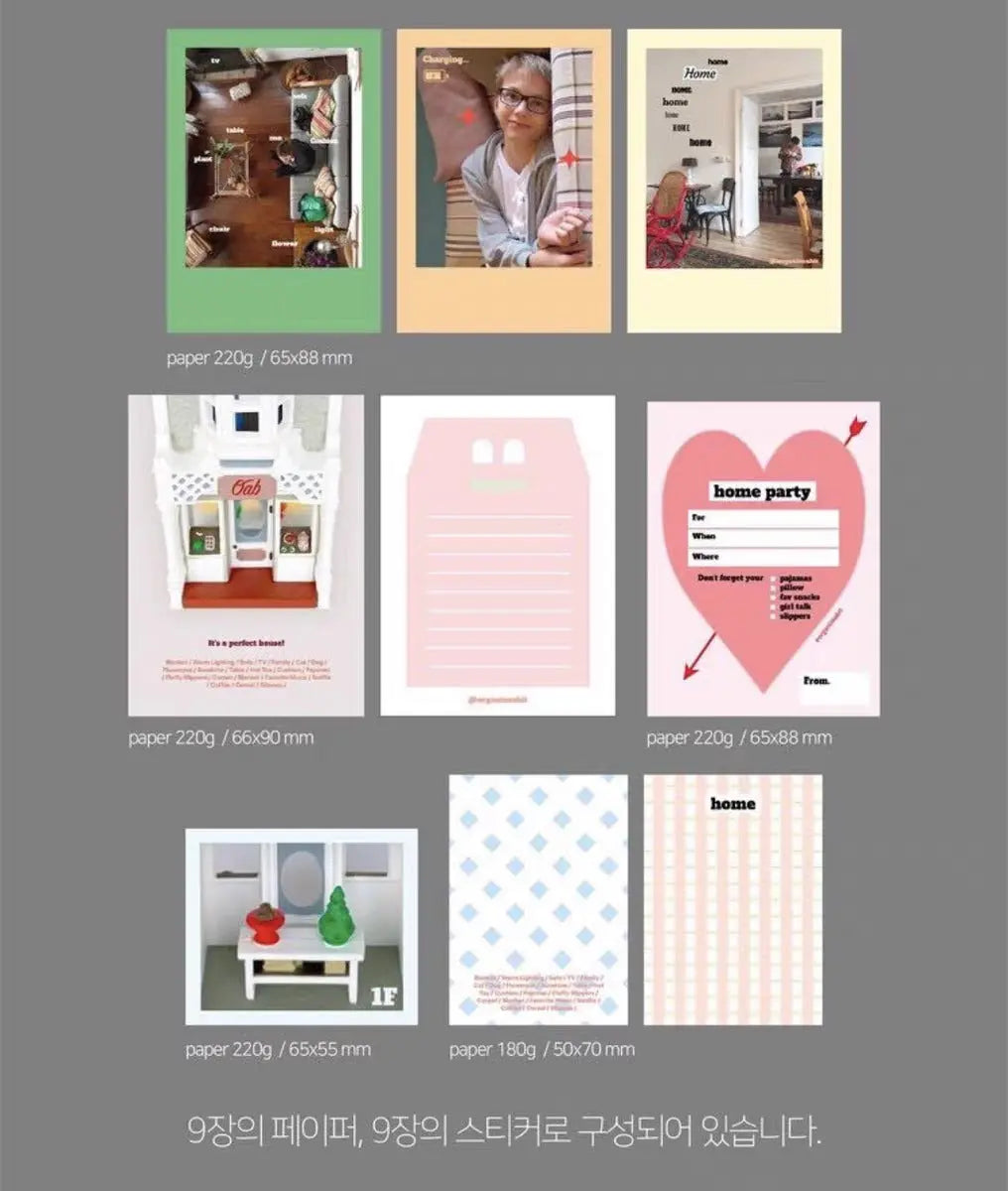 Korea same spot OAB character 202hosil magazine landscape retro hand account decoration material collage paper bag GreatEagleInc