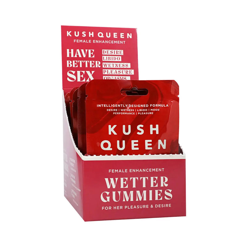 Kush Queen Wetter Gummies Female Enhancement 12-Piece Display Doc Johnson