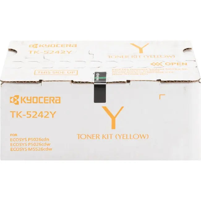 Kyocera-strategic Kyocera Tk-5242y Yellow Toner Cartridge For Use In Ecosys M5526cdw P5026cdw Esti Kyocera-strategic