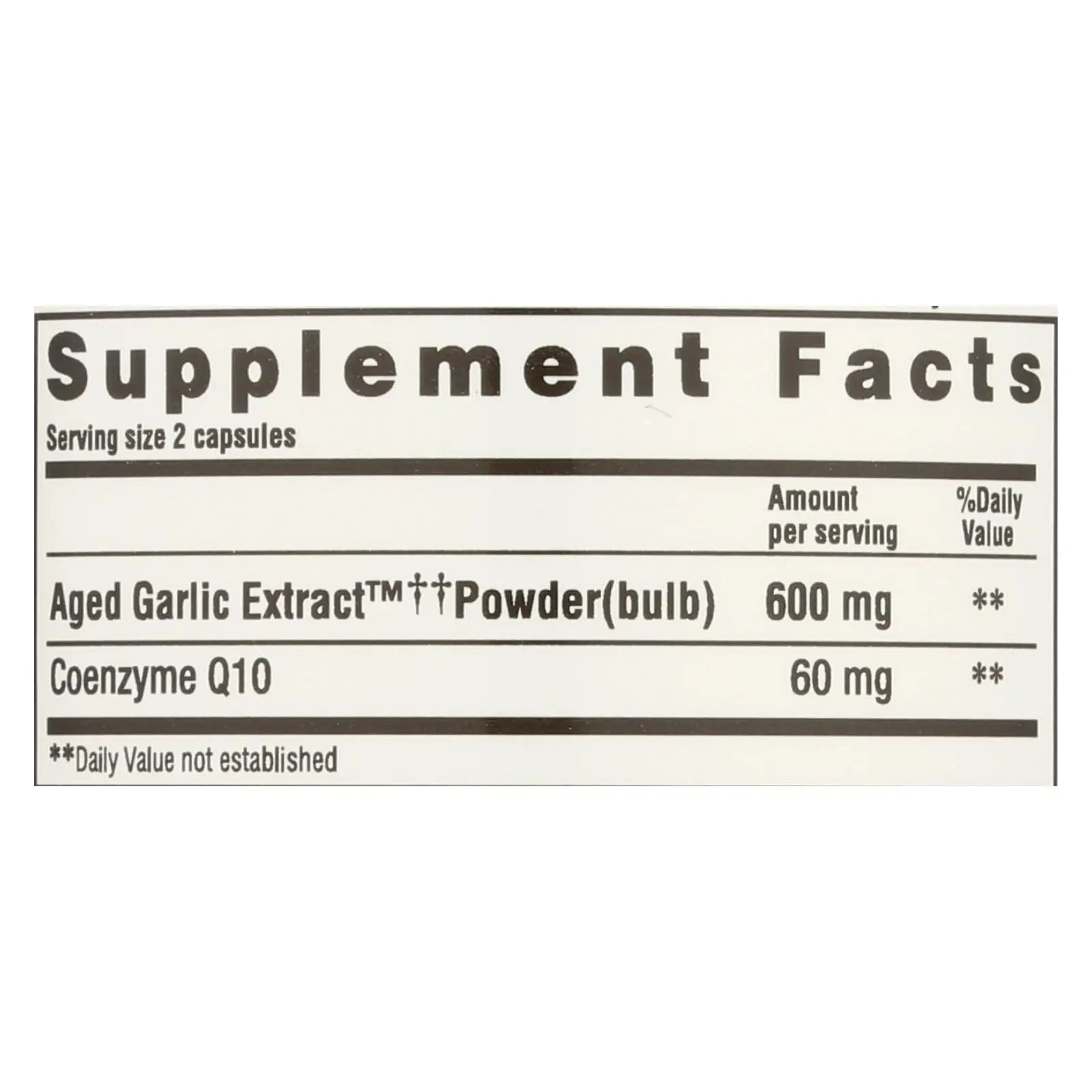 Kyolic - Aged Garlic Extract Coq10 Formula 110 - 100 Capsules Kyolic