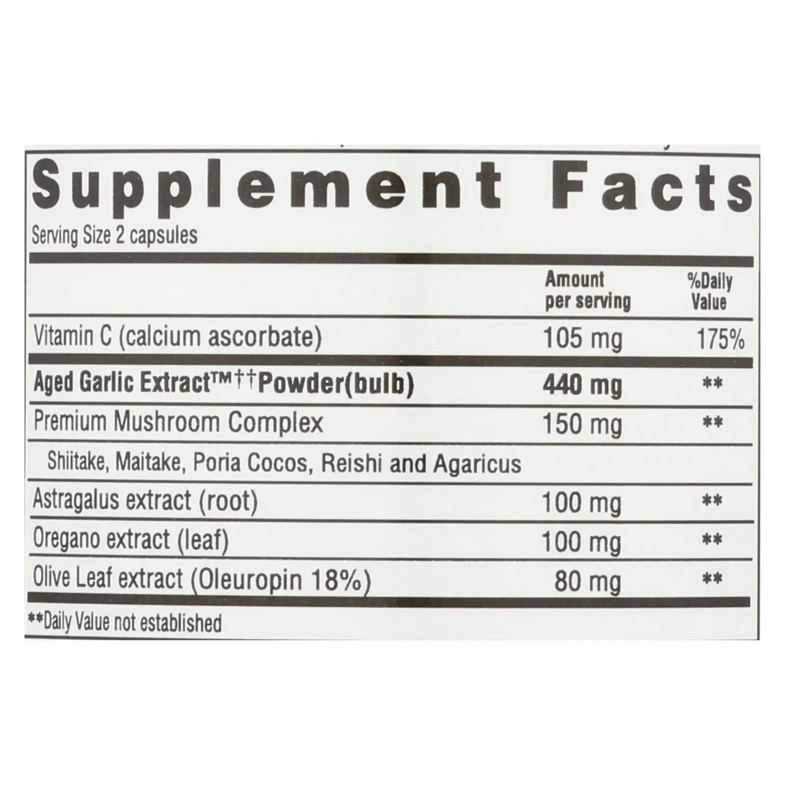 Kyolic - Aged Garlic Extract Immune Formula 103 - 200 Capsules Kyolic